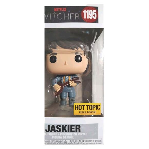 Funko Pop! Vinyl The Witcher Jaskier Hot Topic Exclusive #1195 Kids Action Toy - Picture 3 of 6